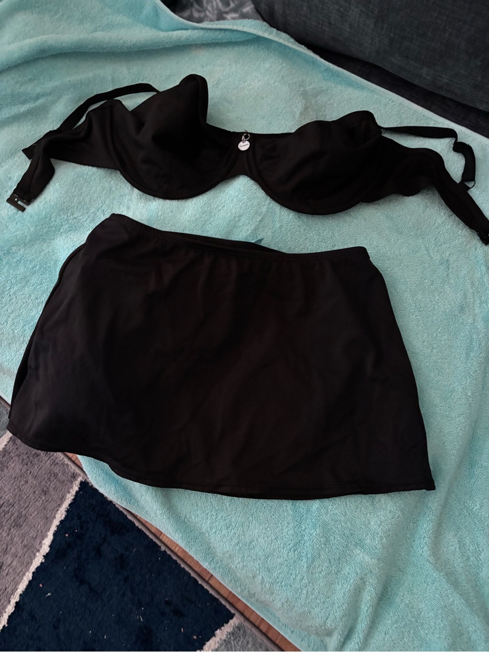Panache Swimwear Two Piece Black Swim Suit